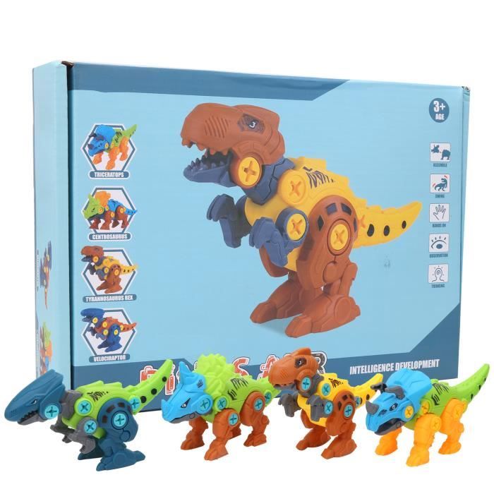 Atyhao jouet de dinosaure d'assemblage Bricolage assemblage jouet dinosaure ensemble vis écrou combinaison assemblage jouet modèle