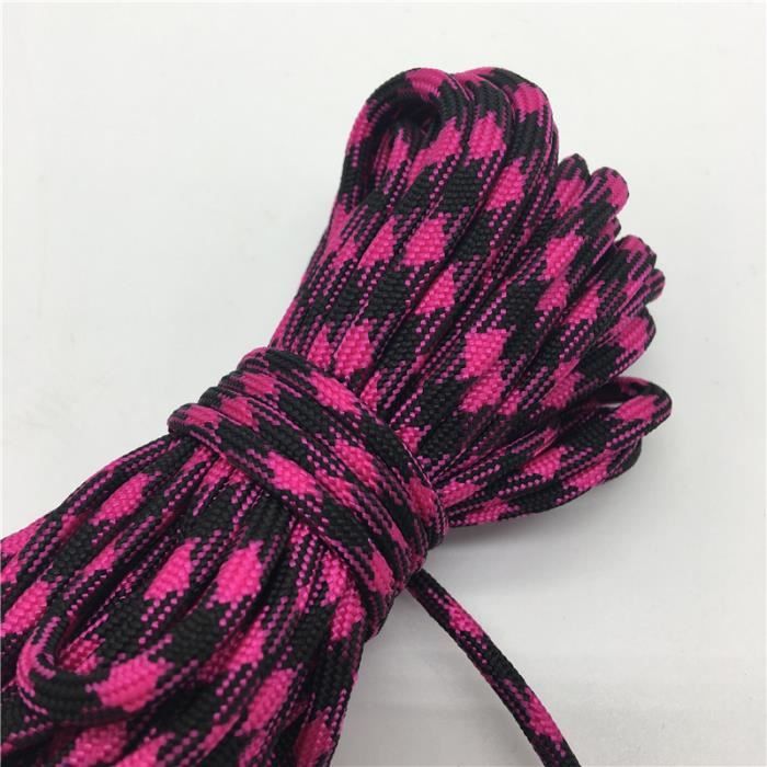 Cordon Paracorde 550 Tressé Noir – Lanière De Cou Pour Clés – Lot De 2