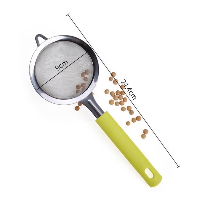 Tamis à Farine Acier Inoxydable 10cm 150 Mailles - Outil De Cuisson Précis Pour Pâtisserie