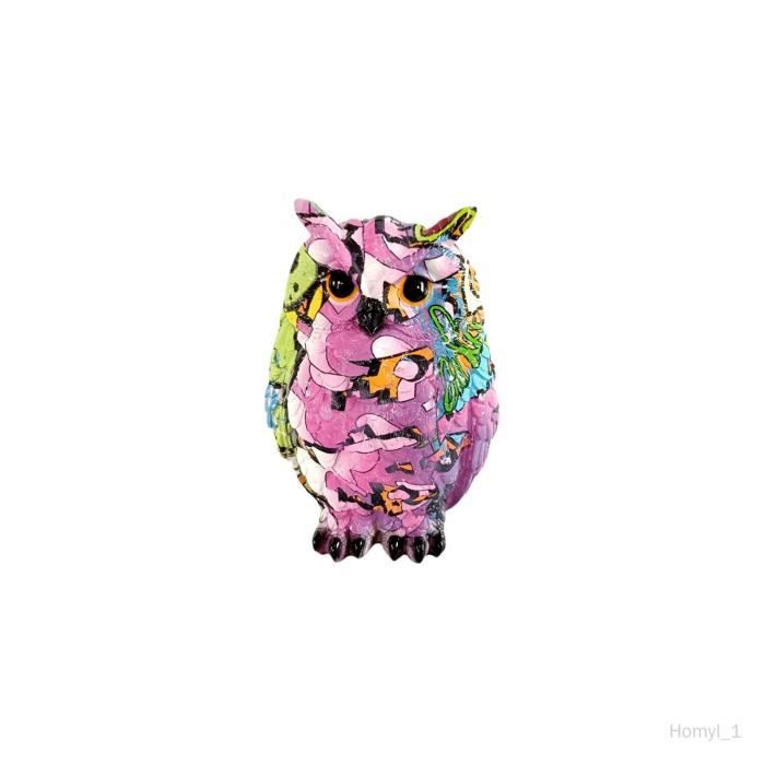 Figurine Décorative Miniature Hibou En Laiton - Bureau Ou Collection