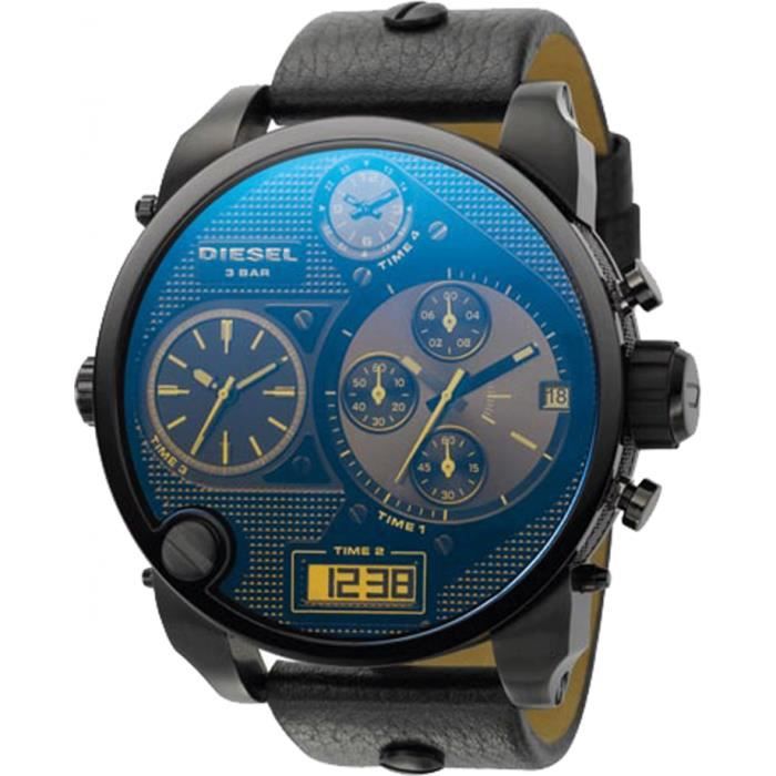 Montre diesel hotsell cadran bleu