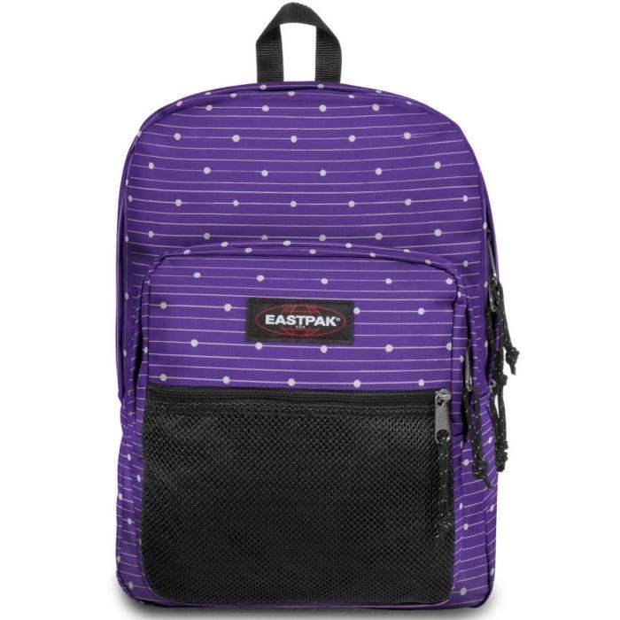 Sac a dos Eastpak Pinnacle EK060 88X Little Stripe violet motif petit pois Violet Cdiscount Bagagerie Maroquinerie
