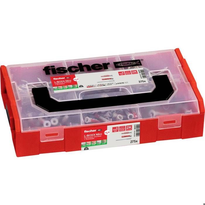 fischer 561472 FixTainer la boîte DuoPower et DuoSeal avec vis en Acier Inoxydable Contenu 210 Parties