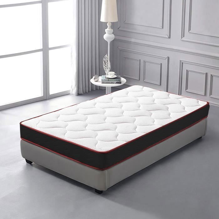 Matelas - FRIXOVEL - Memoire de Forme - 90x200cm - Equilibré - Blanc