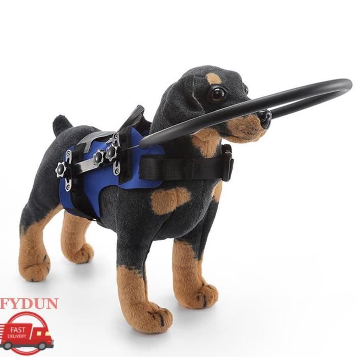 Comparer les prix de FYDUN Harnais de Chien Aveugle Vest Prevents Collision Renforce la confiance Anillo pour Chiens Aveugles Bleu