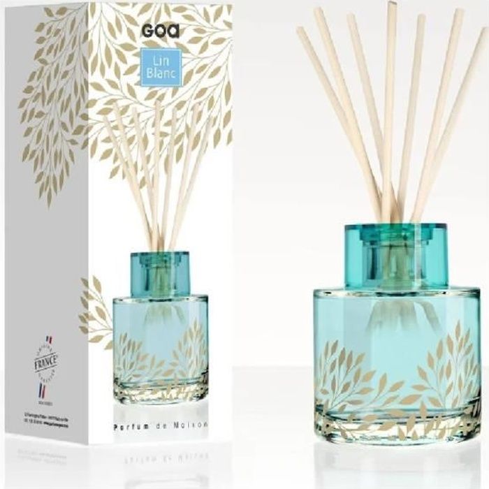 Parfum d'intérieur Diffuseur de parfum - Goatier intemporels Lin blanc 200 ml 10 Transparent
