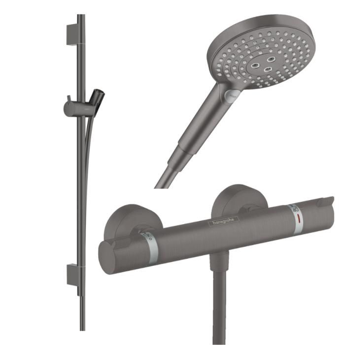 Repose-pied Douche Hansgrohe Unica Comfort - Chromé, Antidérapant, Sécurité TÜV