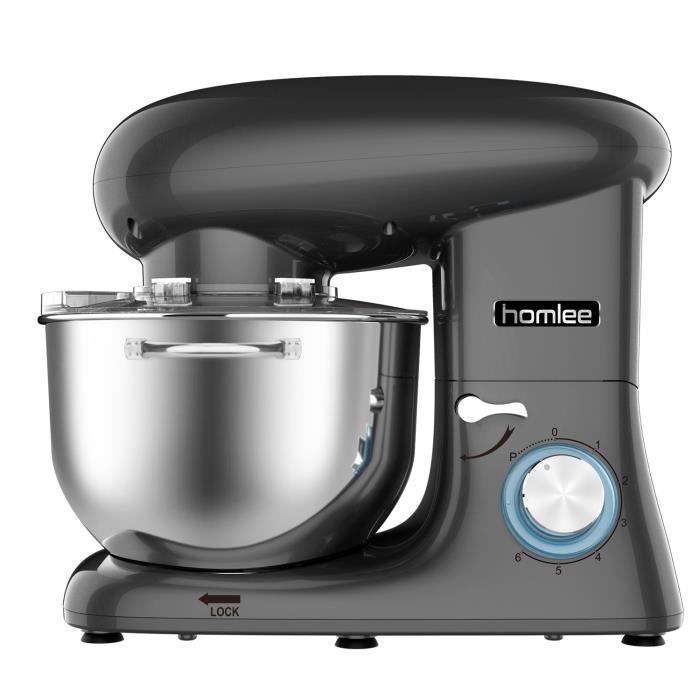 Homlee Robot Pâtissier, Robot pâtissier multifonctions avec Bol en ...