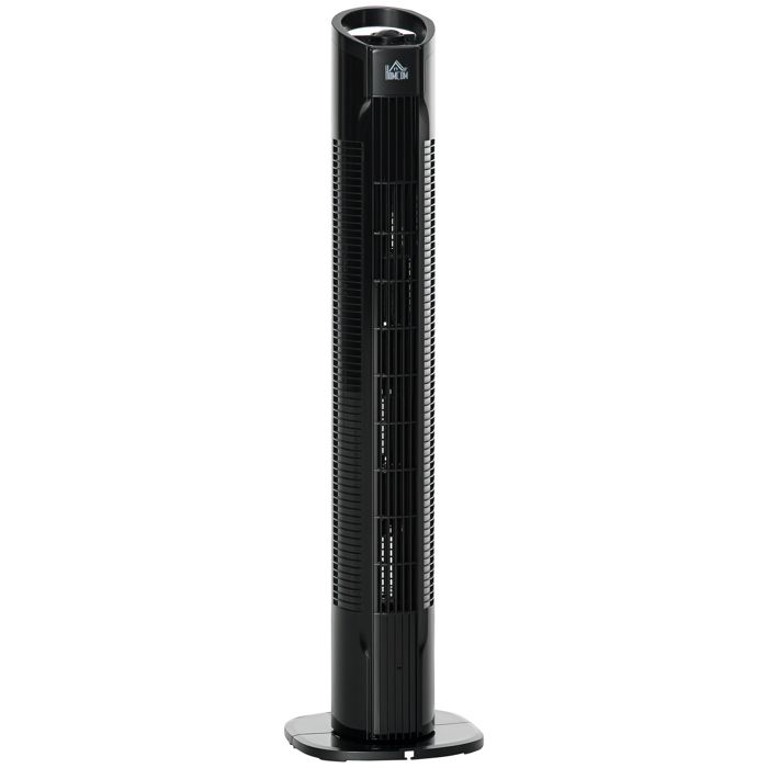 Ventilateur colonne - HOMCOM - 20x20x78.5cm - PP - noir - Hom