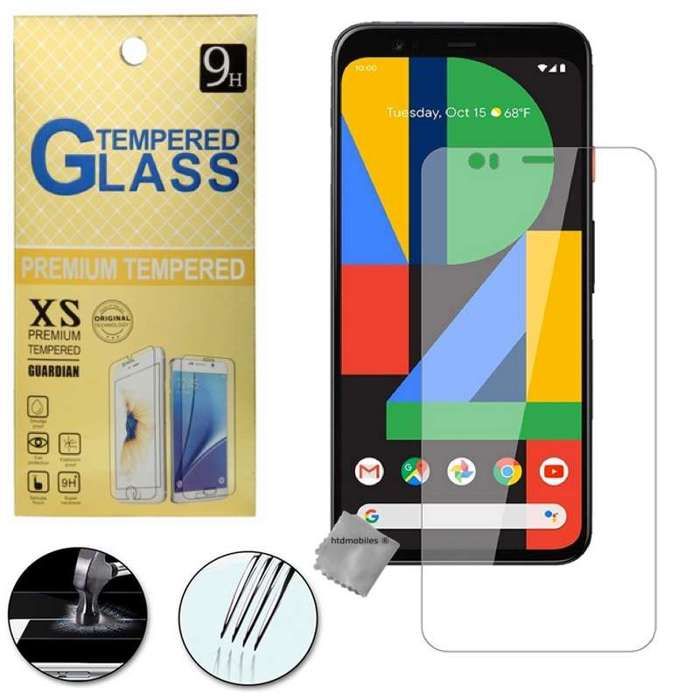 Anti-Rayures Protection écran pour Google Pixel 4A Verre trempé HD Full Coverage Premium Film Ultra Clair Protection Ecran Verre Trempé pour Google 4A 9H Dureté sans Bulles AHABIPERS 3-Pièces 