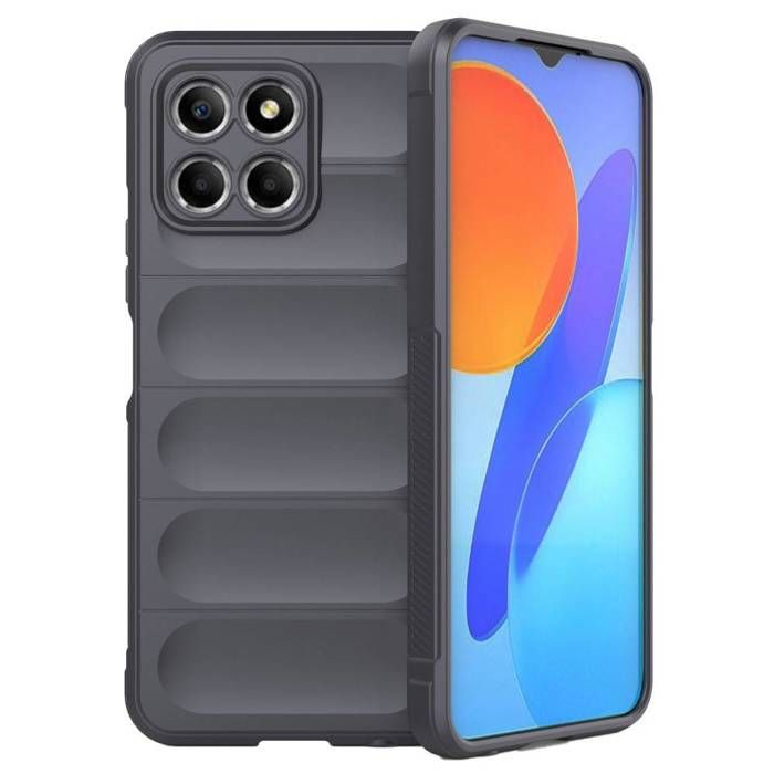 Cover Honor X6A Viola Goffrata - Custodia Flip Portafoglio Glamour