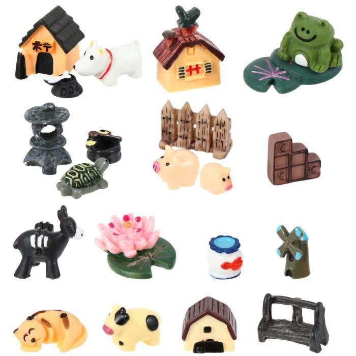 Garneck 20 Ornements Ours Polaire Résine - Mini Figurines Pour Décoration Bureau, Maison, Micro Paysage - 4