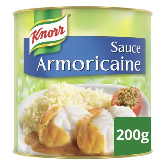 KNORR Sauce Armoricaine 200G Lot De 4 Cdiscount Au quotidien