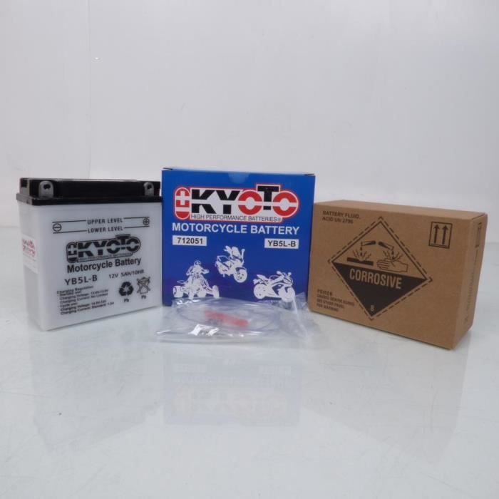 12V 5Ah Neuf Batterie Tecnium Scooter MBK 50 Yn-F Ovetto 4T 2009-2016 YB5L-B
