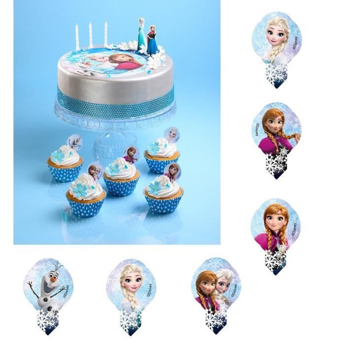 Pic Azyme Frozen Reine Des Neiges Mod Cupcake Gateau Biscuit Aleatoire 181 Cdiscount Au Quotidien