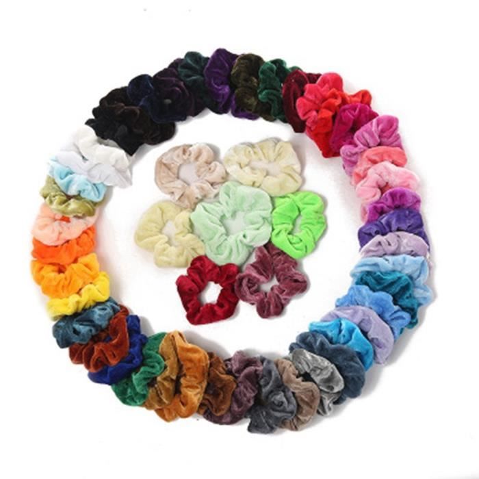 100 élastiques à Cheveux Bébé - 10 Styles Mignons - Avec Boîte De Rangement