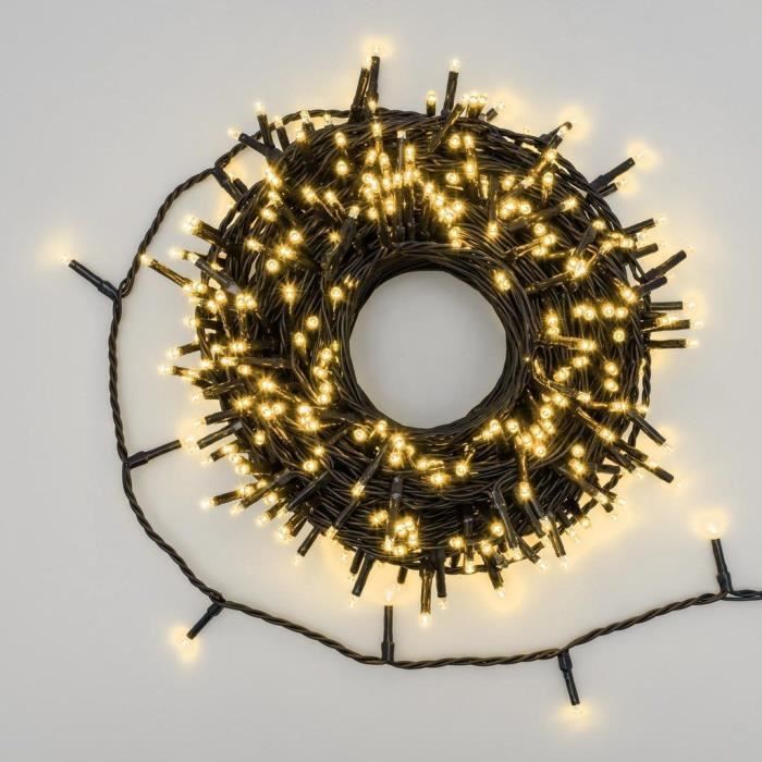 XmasKING Guirlande LED d’extérieur noël Blanc chaud 25,70 m Achat