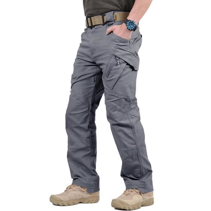 Pantalon cargo treillis hot sale