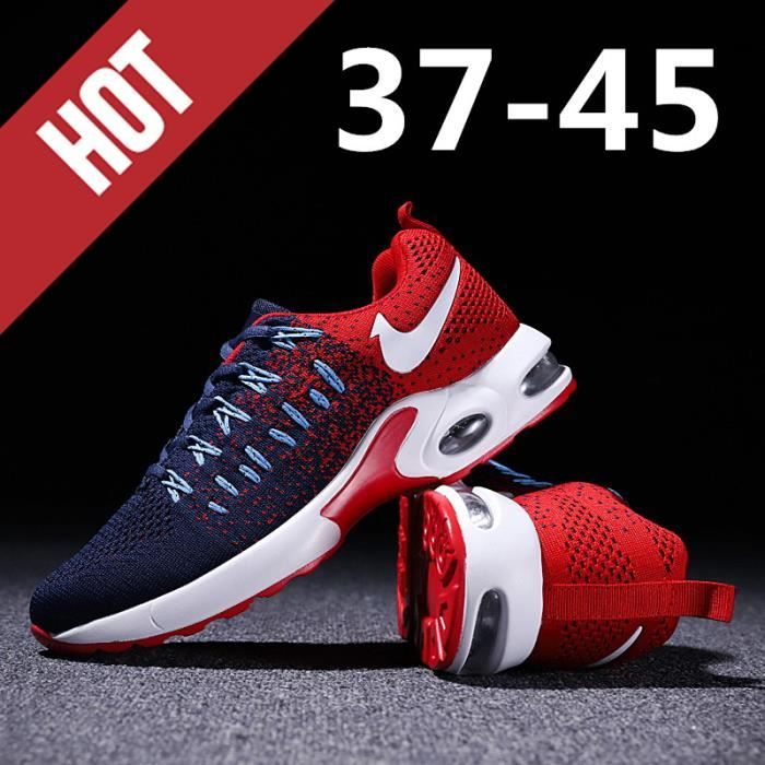 34EU-46EU Axcone Homme Femme Air Running Baskets Chaussures Outdoor Running Gym Fitness Sport Sneakers Style Multicolore Respirante
