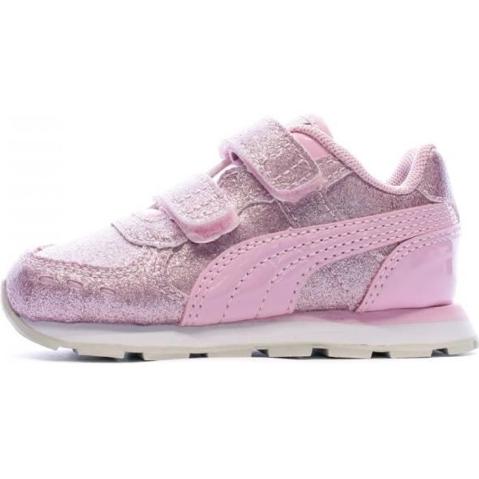 puma fille ruban rose
