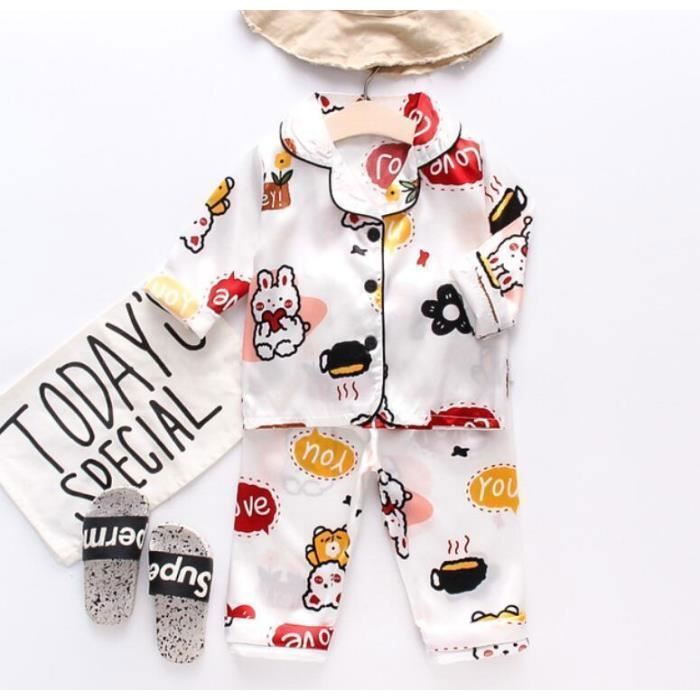 Pyjama pilou pilou fille lapin - Cdiscount