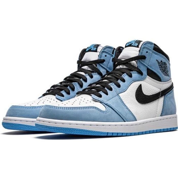 Basket Air Jordan 1 High 555088-134 Pour Hommes et Femmes Bleu - Cdiscount  Chaussures