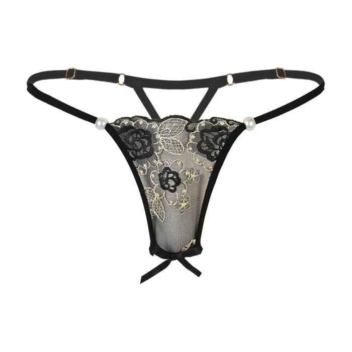 YOOJIA String Ouvert Coquin Homme Culotte Taille Basse Vêtement De Nuit