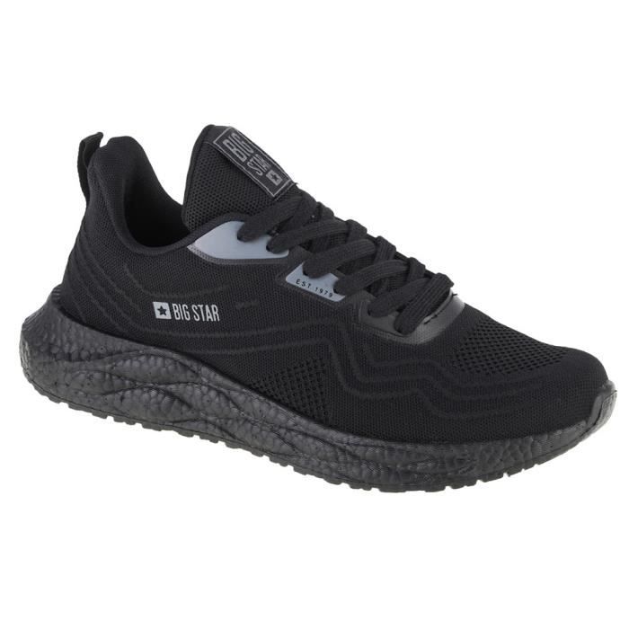 Baskets BIG STAR KK174018 Noir - Homme/Adulte - Canvas - Lacets - Plat Baskets BIG STAR KK174018 Noir - Homme/Adulte - Canvas - Lacets - Plat