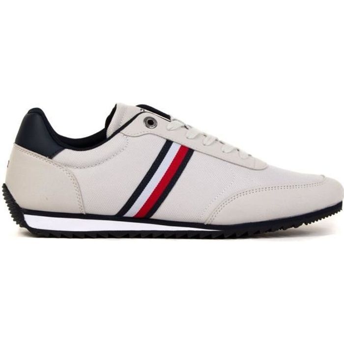 chaussure blanche tommy hilfiger