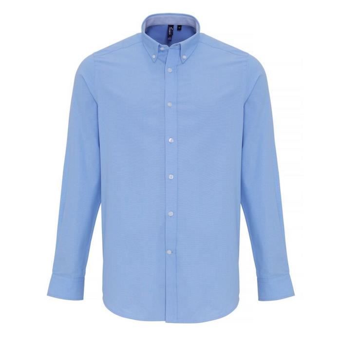 Chemise De Pêche HUK Pursuit Homme Manches Longues Bleu Clair Taille XL