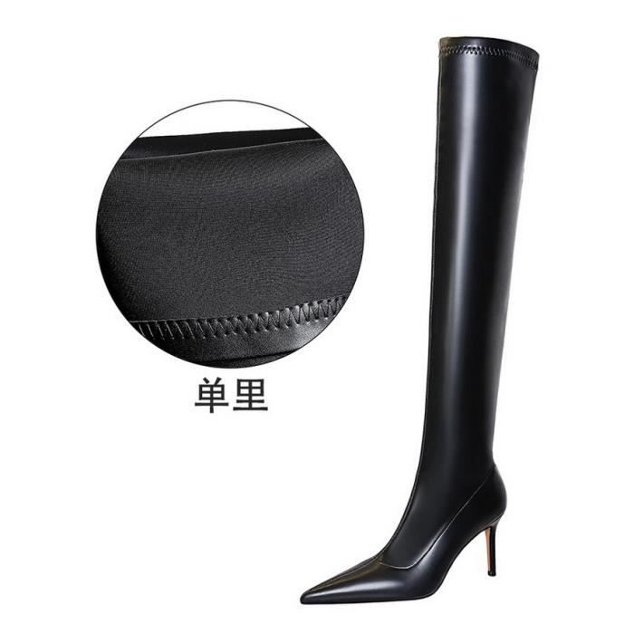 Bottes femme cuir talon haut shop