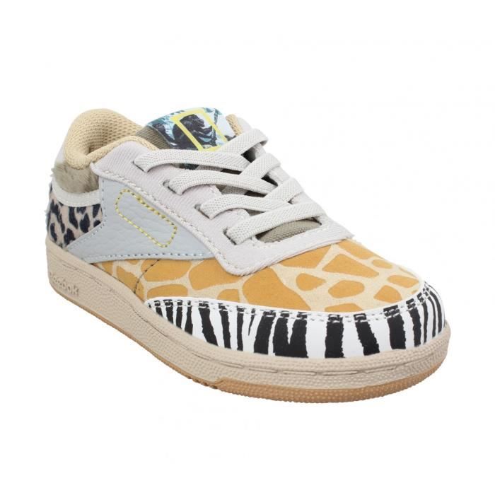 REEBOK Baskets Club C Multi Enfants 014009 26 5 Multi Beige Cdiscount Chaussures