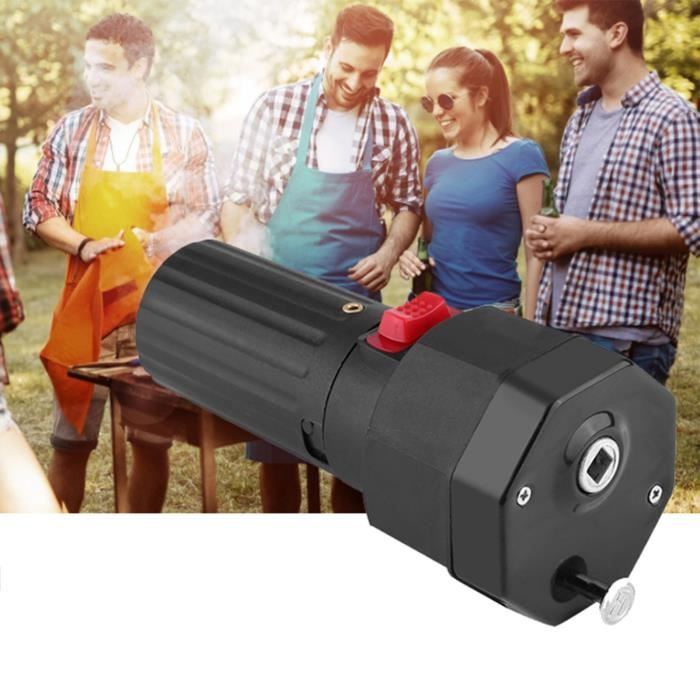 Nikou Moteur De Barbecue, 1.5V D Taille Alimenté Par Batterie Solide Barbecue Grill Rotator Moteur Support De Barbecue R Ti Support Accessoire