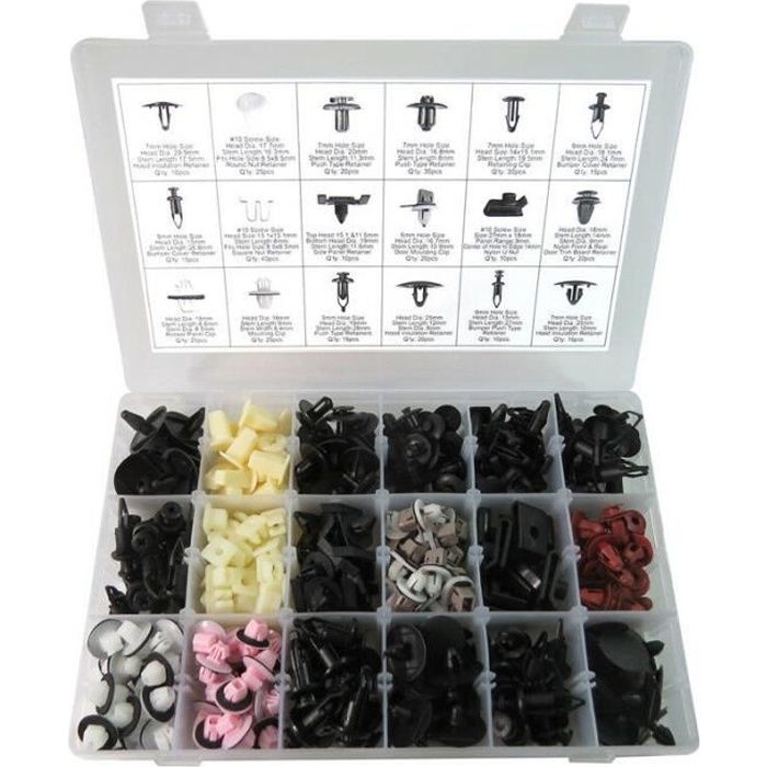 Assortiment de clip de garniture pour Toyota / Lexus 360 pcs