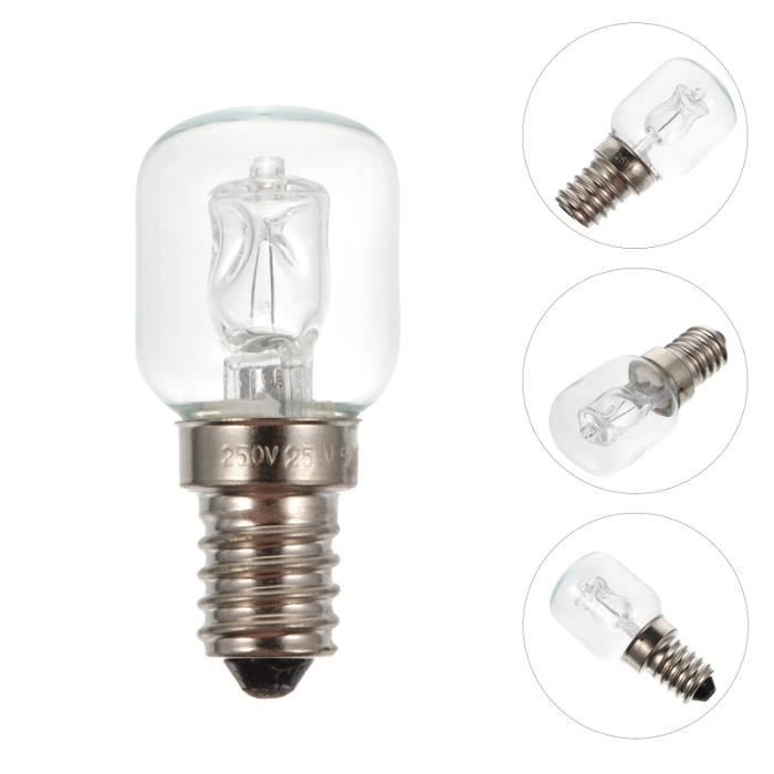 Ampoule Four E14 40W - Résiste Jusqu'à 300°C - Blanc Chaud 2700K - 430 Lumens - Lot De 2 - Pour Four, Micro-ondes, Hotte, Sauna...