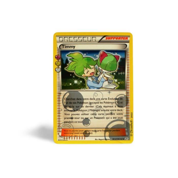 Carte Pokemon Timmy rc27/rc32 XY Generations Fr Neuve 