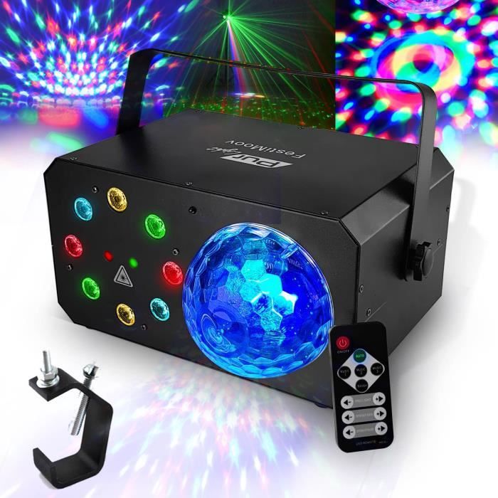 Jeu De Lumière Sono Dj Light 3en1 Effet Astro Laser Wash à Led Rgb Blanc Ambre Purlight Festimoov Disco Soiree Club Crochet Jeux De Lumiere Avis Et Prix Pas Cher Cdiscount