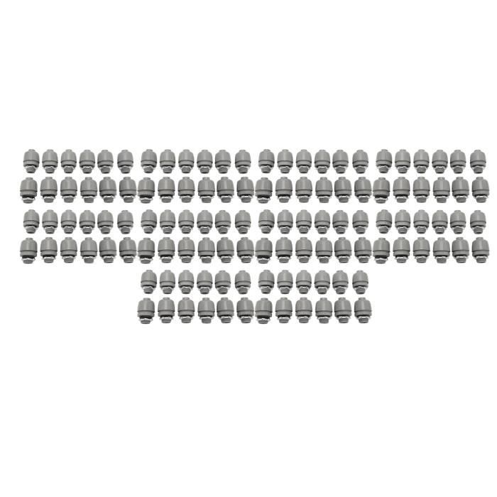 100 Perles Espaceurs En Acier Inoxydable 304 - Rondes, 4 Mm, Pour Bijoux Et Créations