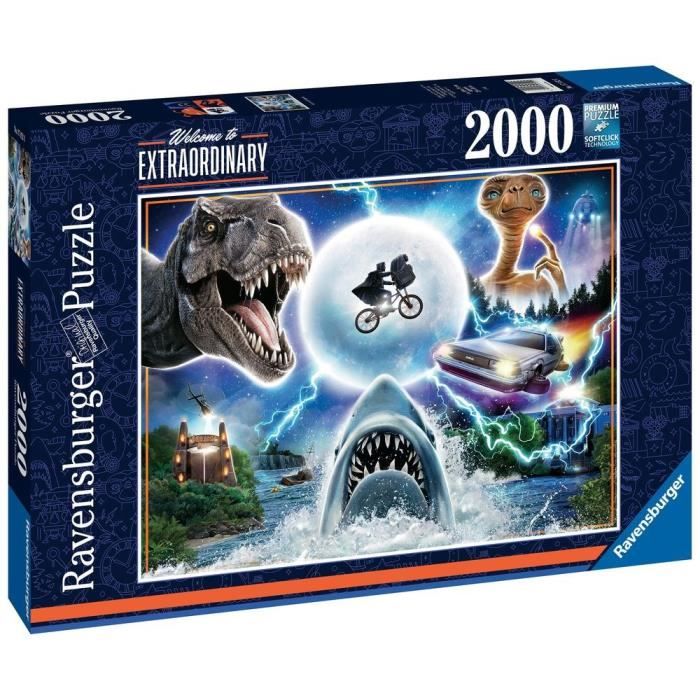 Puzzle 2000 pièces : Les Films Cultes D'Universal Ravensburger France - vue 2