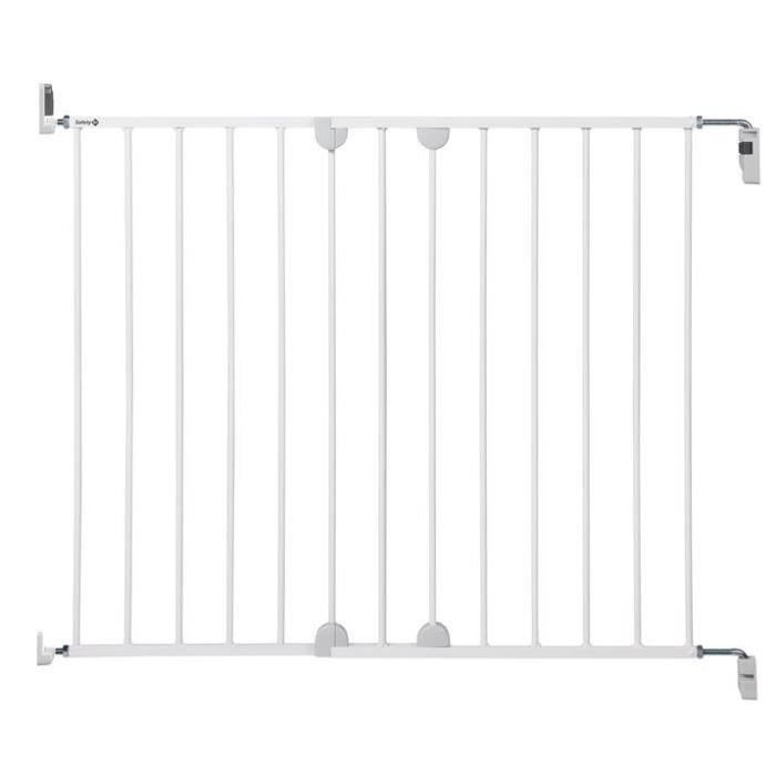 SAFETY 1ST Barrière de sécurité, largeur de 62 à 102 cm, De 6 à 24 mois,  métal blanc, fixation dans le mur 2 - Cdiscount Puériculture & Eveil bébé
