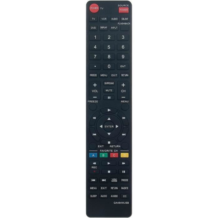 Télécommande De Remplacement Pour Téléviseurs SHARP - Modèles SHW/RMC/0147N, 55GP6260E, 50GL4260E, Etc.