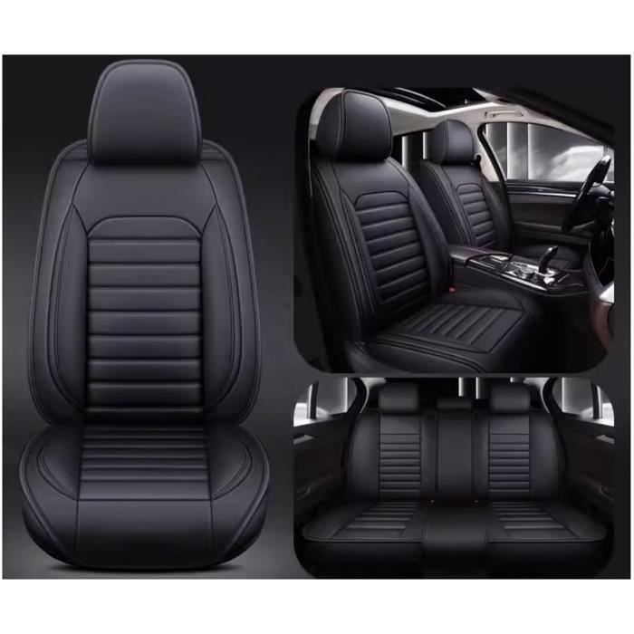 Housses De Siège Auto Skoda Superb 2023-2025 - 9 Pièces En Simili Cuir - Protection Complète Avant/arrière - Rouge