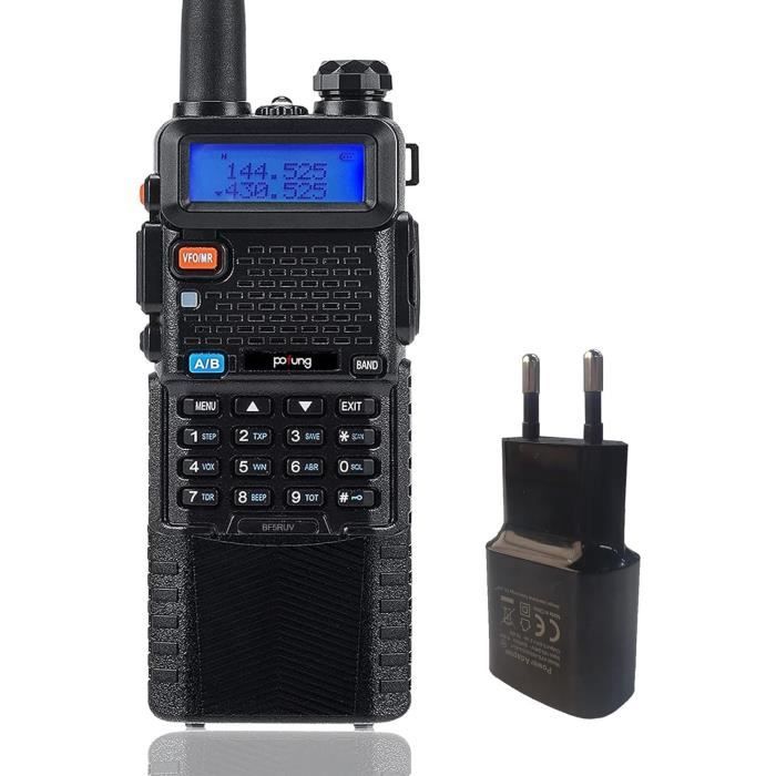 Talkie-walkie Bi-bande ALERVITES K61 UHF/VHF 144-146/430-440 MHz - Avec Clonage Sans Fil, VOX, Réduction De Bruit - Pour Radioamateurs (licence Requise)