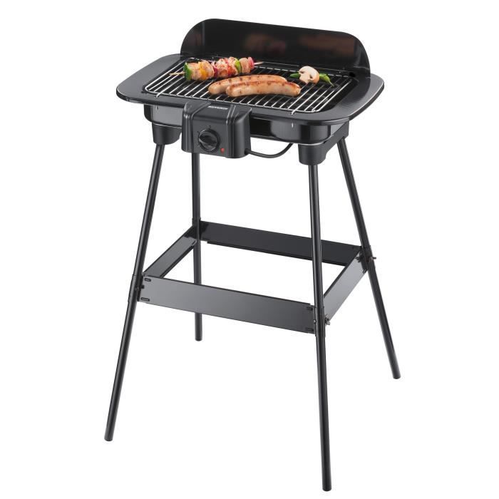 Severin Pg8521 Barbecue Electrique Sur Pieds Noir Achat