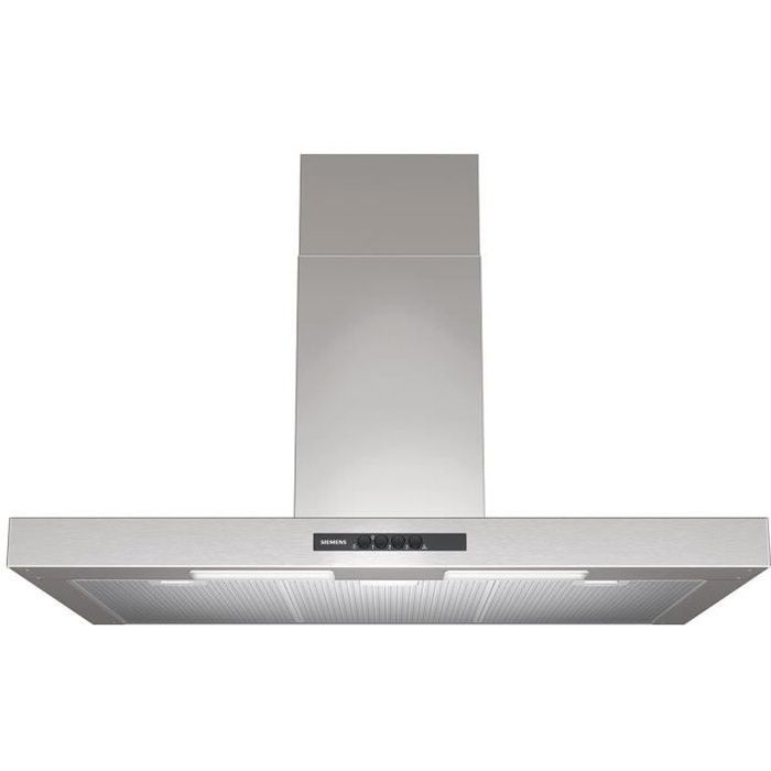 Siemens Lc94ba521 Hotte Decorative Murale Evacuation Ou Recyclage 450m3 H Max 63db Max 3 Vitesses L90cm Inox Achat Vente Hotte Cdiscount