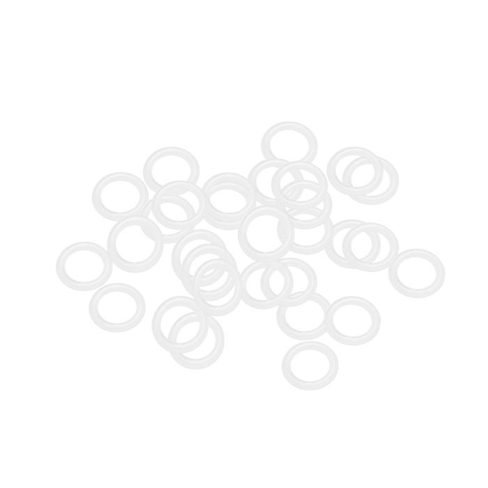 30x Silikon O-Ring 19x16x1,5mm – VMQ, Weiß, Temperaturbeständig -30°C Bis 200°C, Für Dichtungen