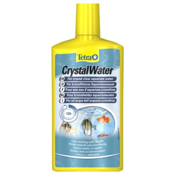 Traitement dEau - Tetra - CrystalWater - 500ml - Pour Aquariums dEau Douce - Résultats Rapides