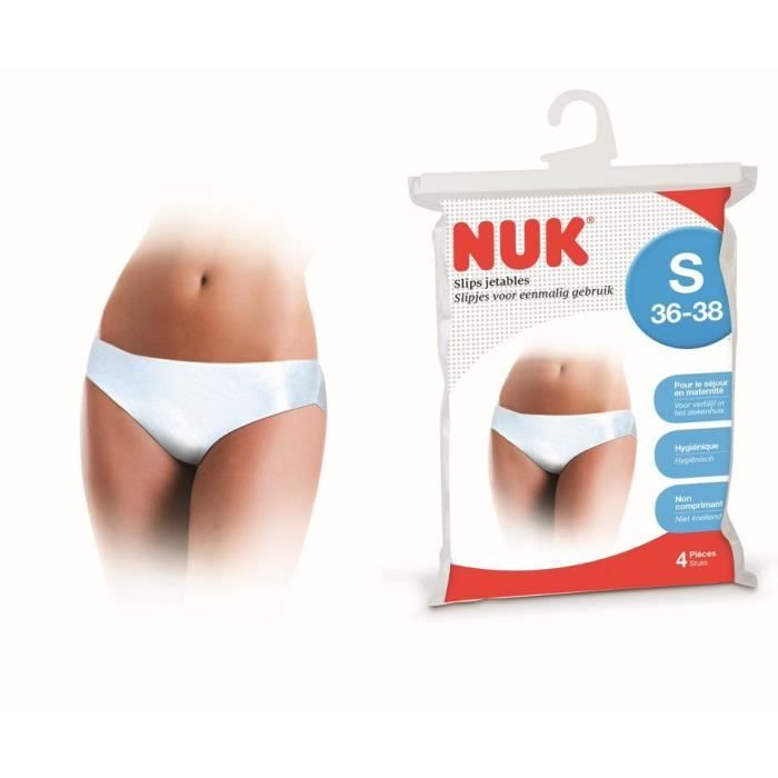 Nuk Grossesse Slip Jetable Taille L Lot de 4