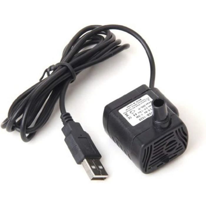 Câble de pompe à eau USB Fontaine à Pêche d'intérieur Hydroponique pour pot de fleurs Câble de pompe à eau USB Fontaine à Pêche d'intérieur Hydroponique pour pot de fleurs