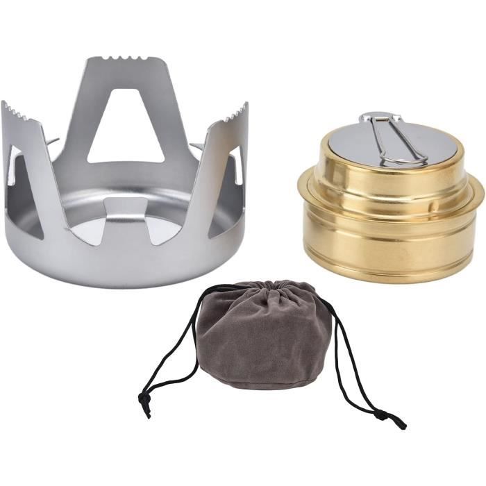 Réchaud à Alcool Camping Brûleur à Alcool Poêle Intérieur Pour